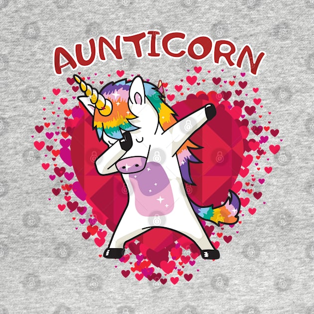 Aunticorn Love Gift by StylishPrinting